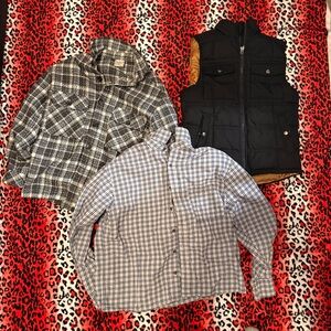 Madison Black and White Plaid Jacket